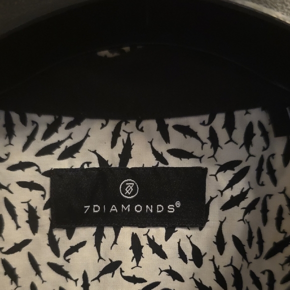 7 Diamonds Patterned Shirt - Picture 2 of 5